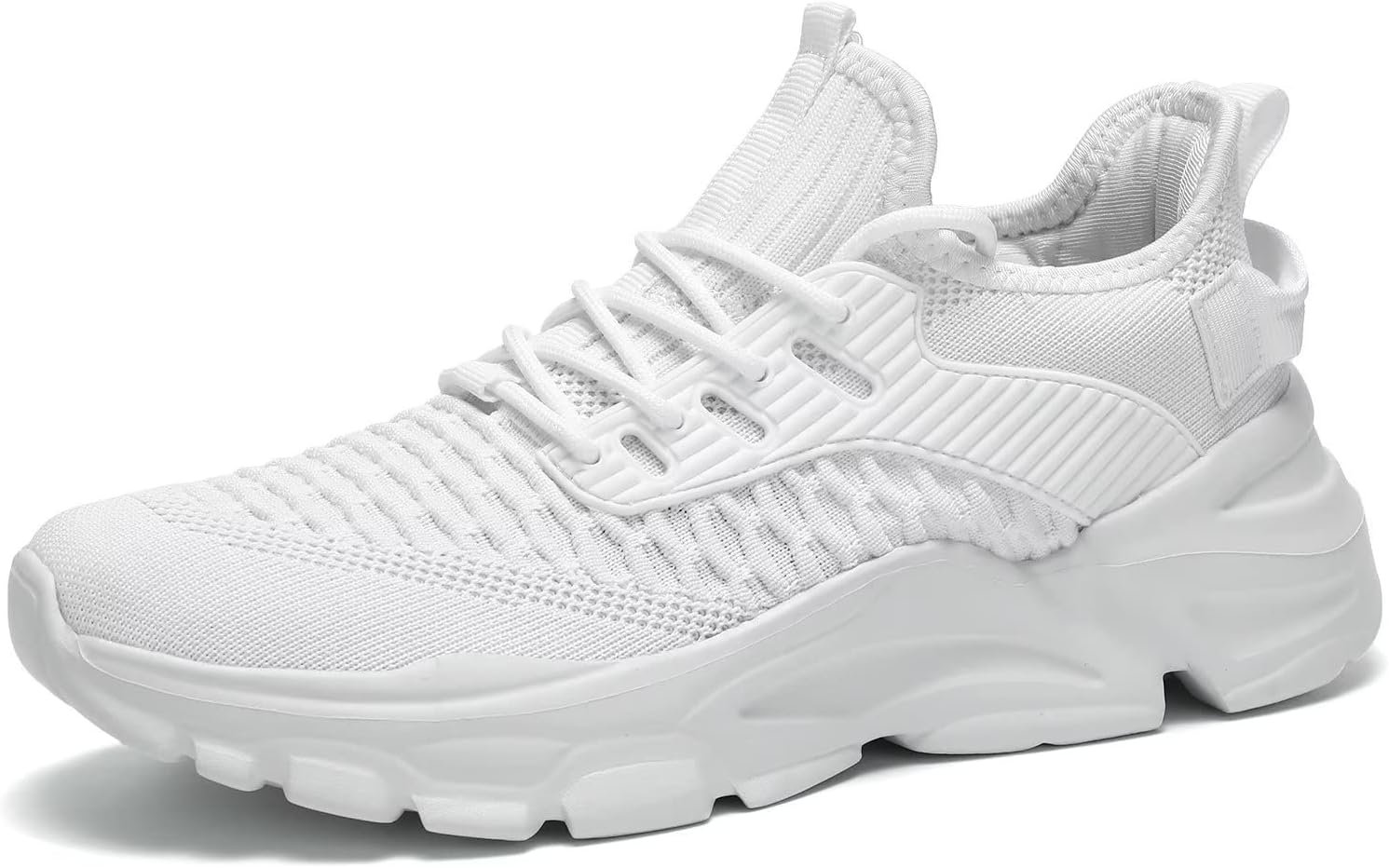 Men's Running Shoes, Non Slip, Breathable, Lightweight Fashion Sneakers, Slip Resistant Athletic Sports Walking Gym Work Shoes - Image 2