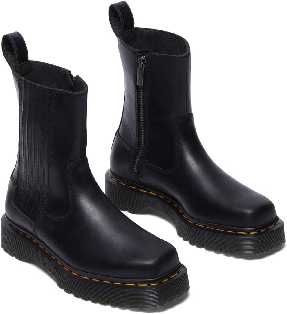 Women Leather Pull-on Boots Fashion