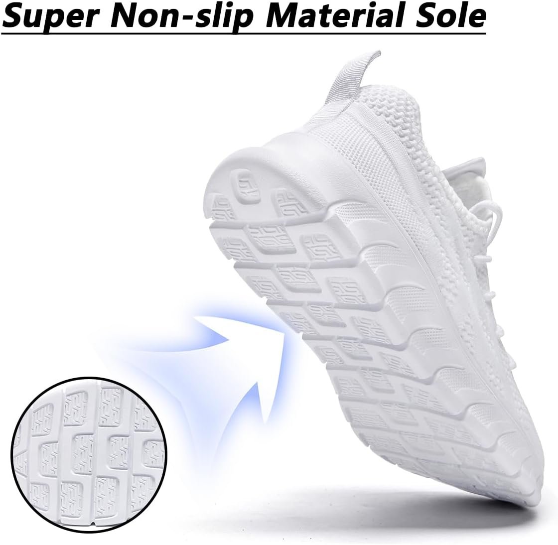 Men's Shoes Running Road Walking Sneakers Sports Athletic Workout Gym Shoes Casual Comfortable Breathable Fashion - Image 2
