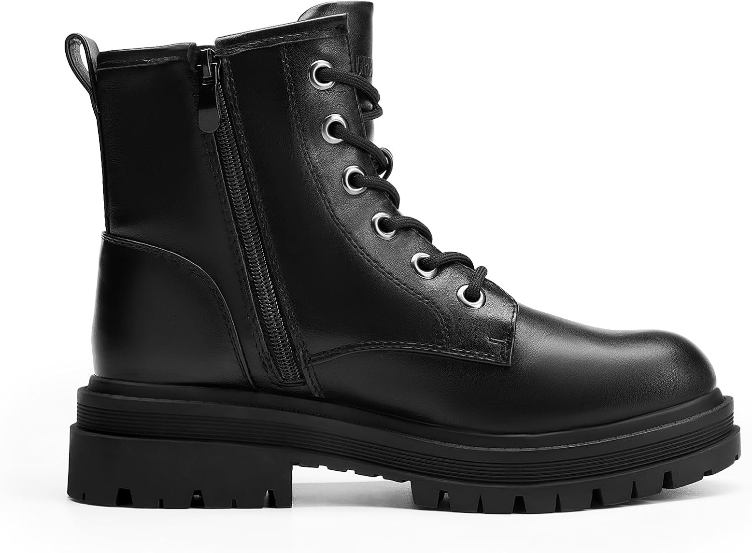 Lace-up Combat Boots Ankle Booties for Women - Image 2