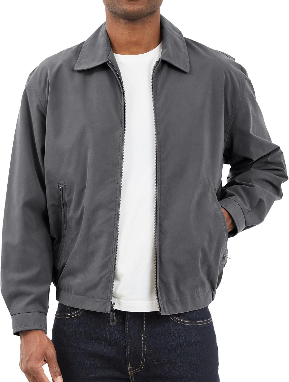 Men's Zip-Front Golf Jacket (Regular & Big-Tall Sizes)