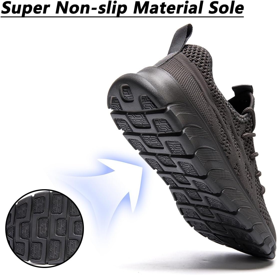 Men's Shoes Running Road Walking Sneakers Sports Athletic Workout Gym Shoes Casual Comfortable Breathable Fashion - Image 2