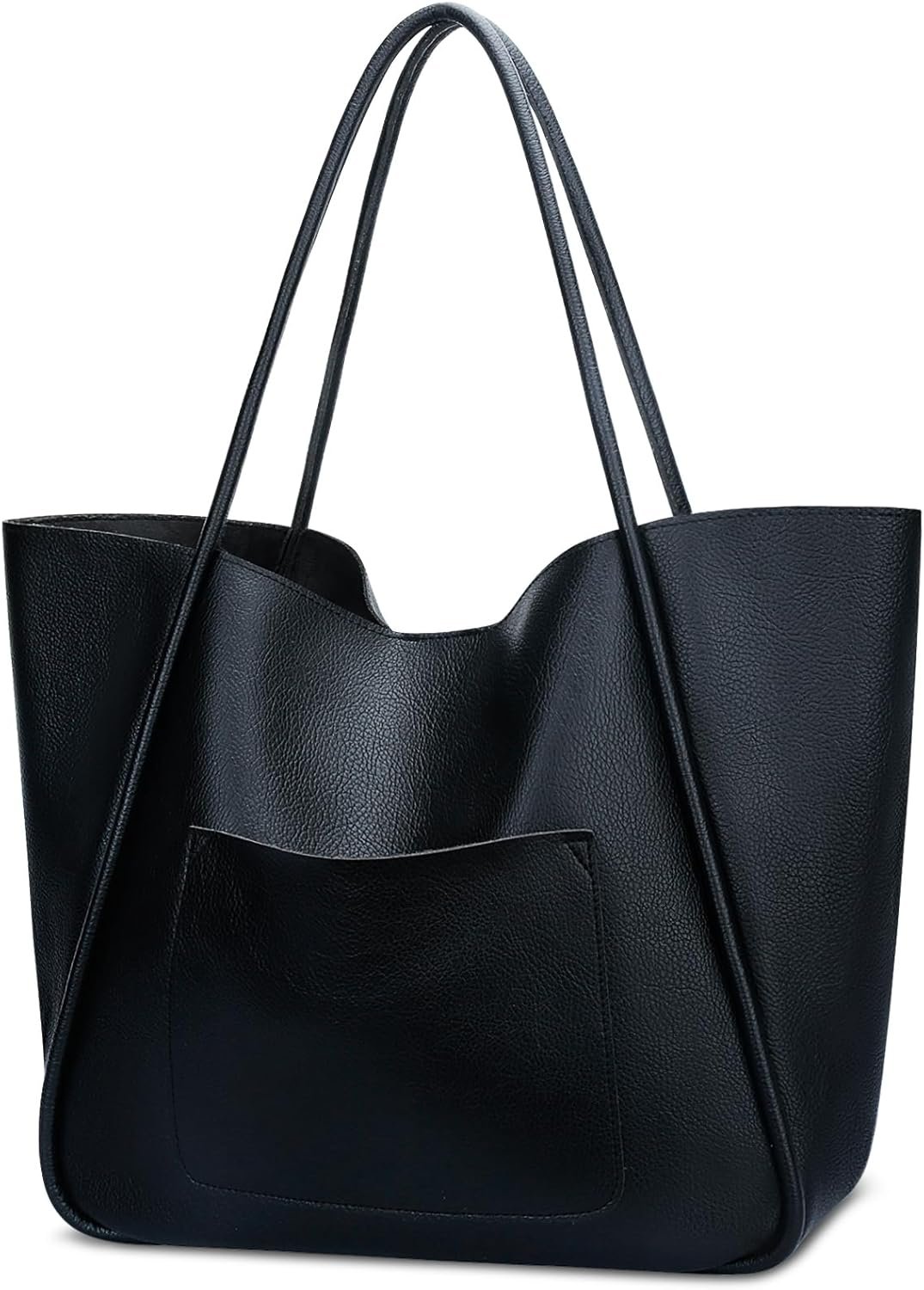 Tote Bag for Women Vegan Leather Shoulder Purse Large Capacity Travel Bag