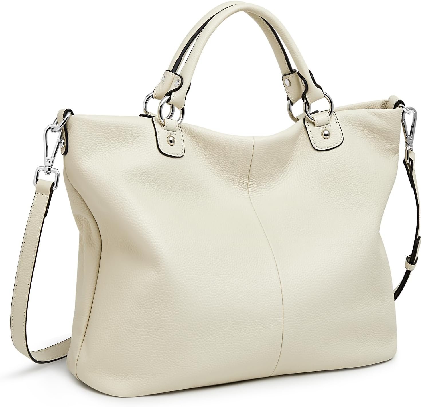 Women's Soft Leather Tote Bag, Top Satchel Purses and Handbags