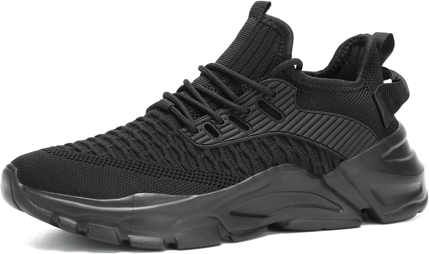 Men's Running Shoes, Non Slip, Breathable, Lightweight Fashion Sneakers, Slip Resistant Athletic Sports Walking Gym Work Shoes - Image 2