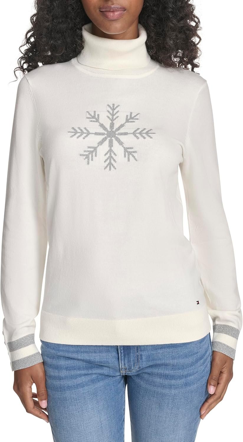 Womens Long Sleeve Cotton Turtleneck Light Weight Sweater