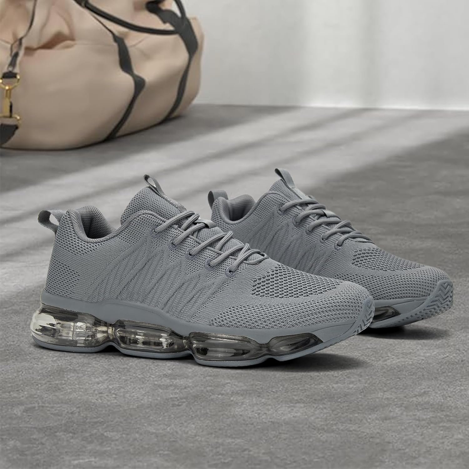 Men's Air Cushion Running Shoes Breathable Tennis Fashion Sneakers Non Slip Workout Casual Sport Shoes Gym Training Comfortable Walking Shoes - Image 2